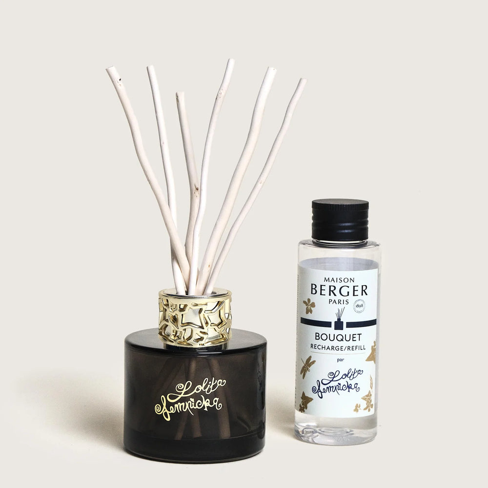 Maison Berger Geschenkset Duo Lolita Lempicka – Duftstäbchen 80 ml &amp; Raumspray 50 ml – Schwarz