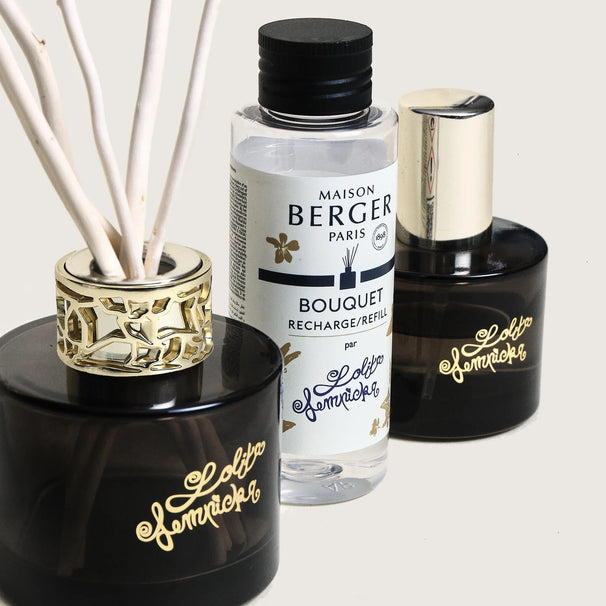 Maison Berger Geschenkset Duo Lolita Lempicka – Duftstäbchen 80 ml & Raumspray 50 ml – Schwarz
