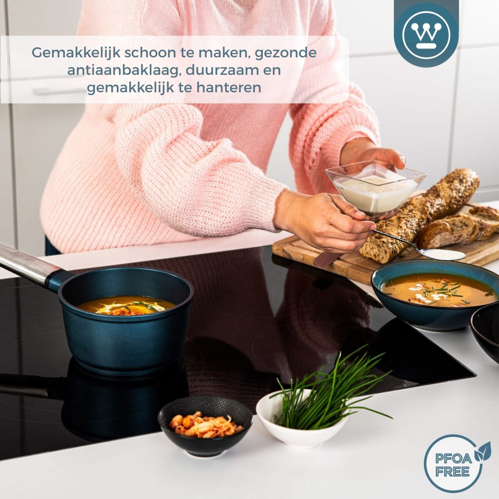 Westinghouse Kasserolle Leistung Tapferkeit Blau - ø 18 cm / 1.9 Liter