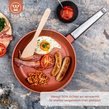 Westinghouse Kochgeschirr Set Performance Rebel Red - komplettes Kochgeschirr Set - Induktion und alle anderen Wärmequellen - 5-teilig