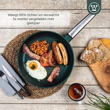 Westinghouse Bratpfanne Performance Gracious Green - ø 24 cm - Standard Antihaftbeschichtung