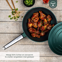 Westinghouse Wokpfanne Performance Gracious Green - ø 28 cm - Standard Antihaftbeschichtung