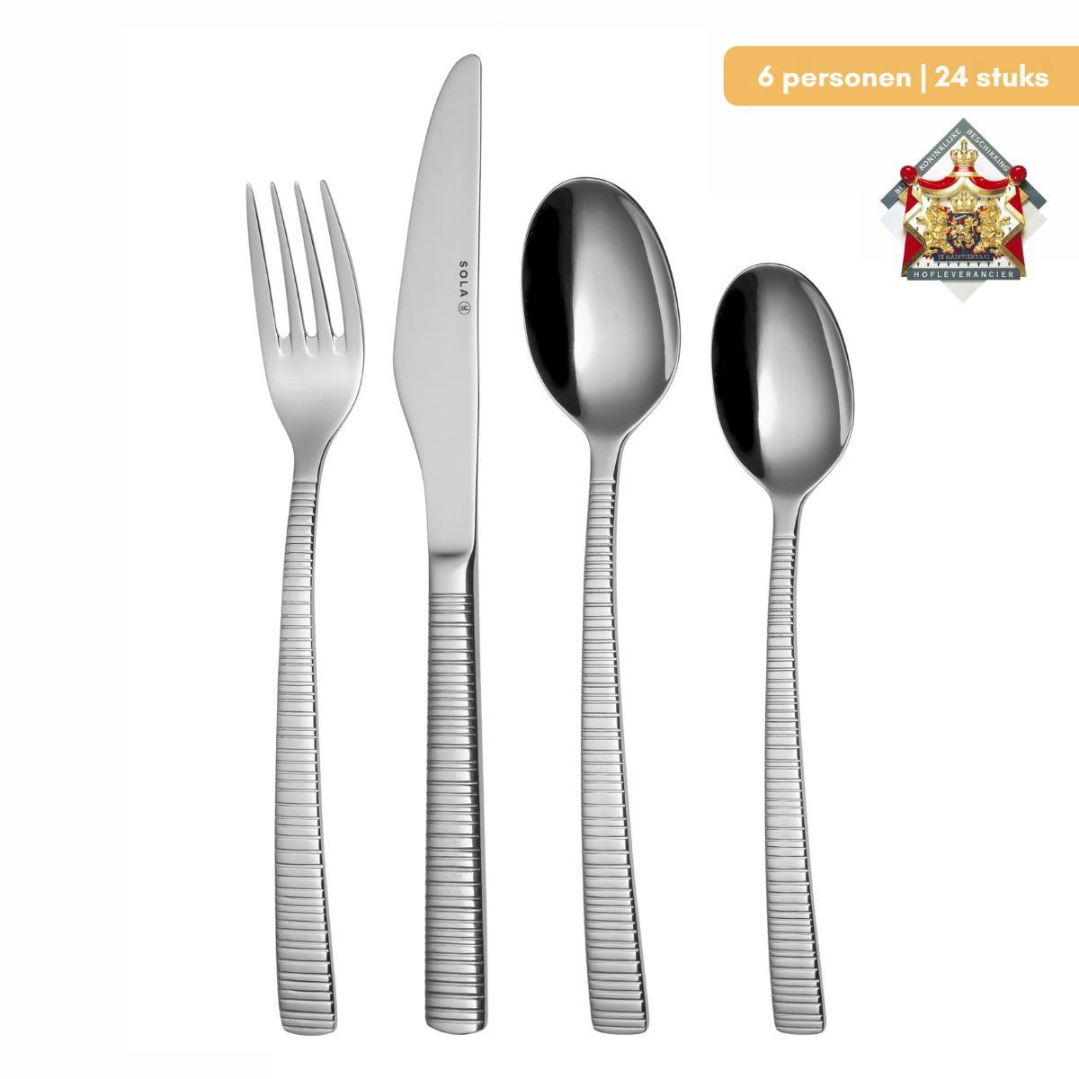 Sola Besteckset Bali - 18/10 Edelstahl - 24-teilig / 4 Personen von ...