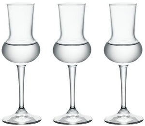 Bormioli Grappagläser Restaurant 80 ml - 3 Stücke