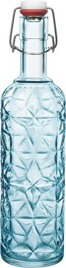 Bormioli Rocco Bügelflasche / Weckflasche Oriente Blau 1 Liter