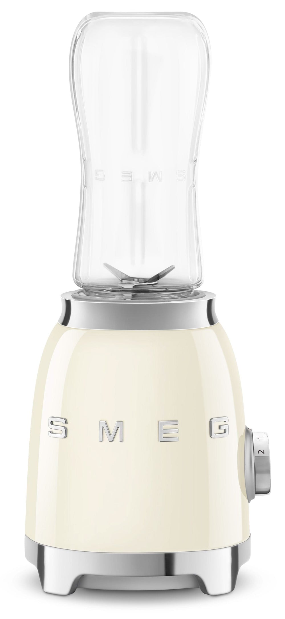 SMEG Smoothie Blender – kompakt – Creme – 600 ml – PBF01CREU