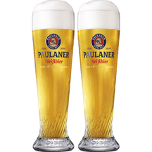 Paulaner Bierglas Weizen - 500 ml - 2 Stück