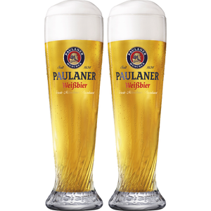 Paulaner Weizen Biergläser - 500 ml - 2 Stück