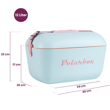 Polarbox Kühlbox mit Schultergurt - Hellblau - 12 Liter