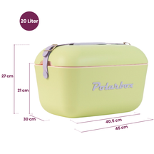 Polarbox Kühlbox mit Schultergurt - Lime Lilac - 20 Liter