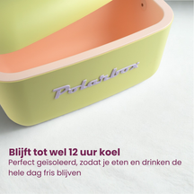 Polarbox Kühlbox mit Schultergurt - Lime Lilac - 12 Liter