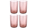 Bitz Wasserglas Kusintha Rosa 280 ml - 4 Stücke