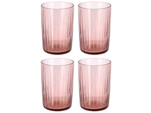 Bitz Wasserglas Kusintha Rosa 280 ml - 4 Stücke