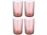 Bitz Wasserglas Kusintha Rosa 280 ml - 4 Stücke