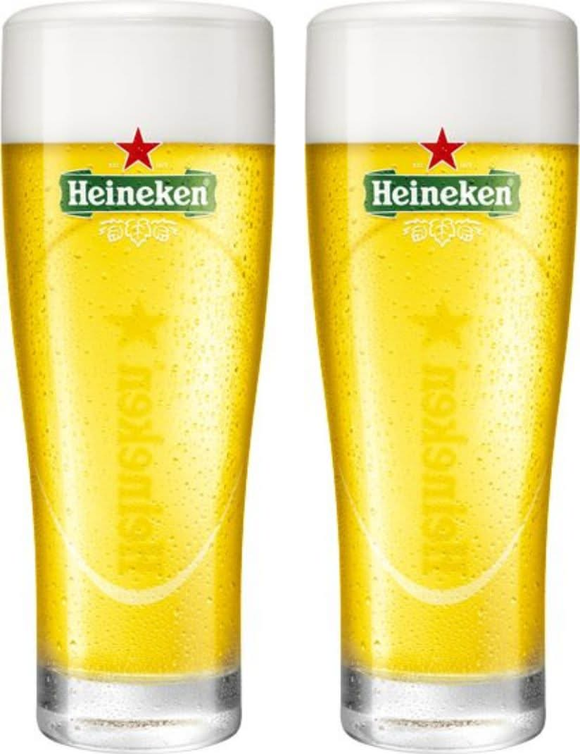 Heineken Bierglas Ellipse - 250 ml - 2 Stück