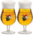 La Chouffe Bierglas - 330 ml - 2 Stück