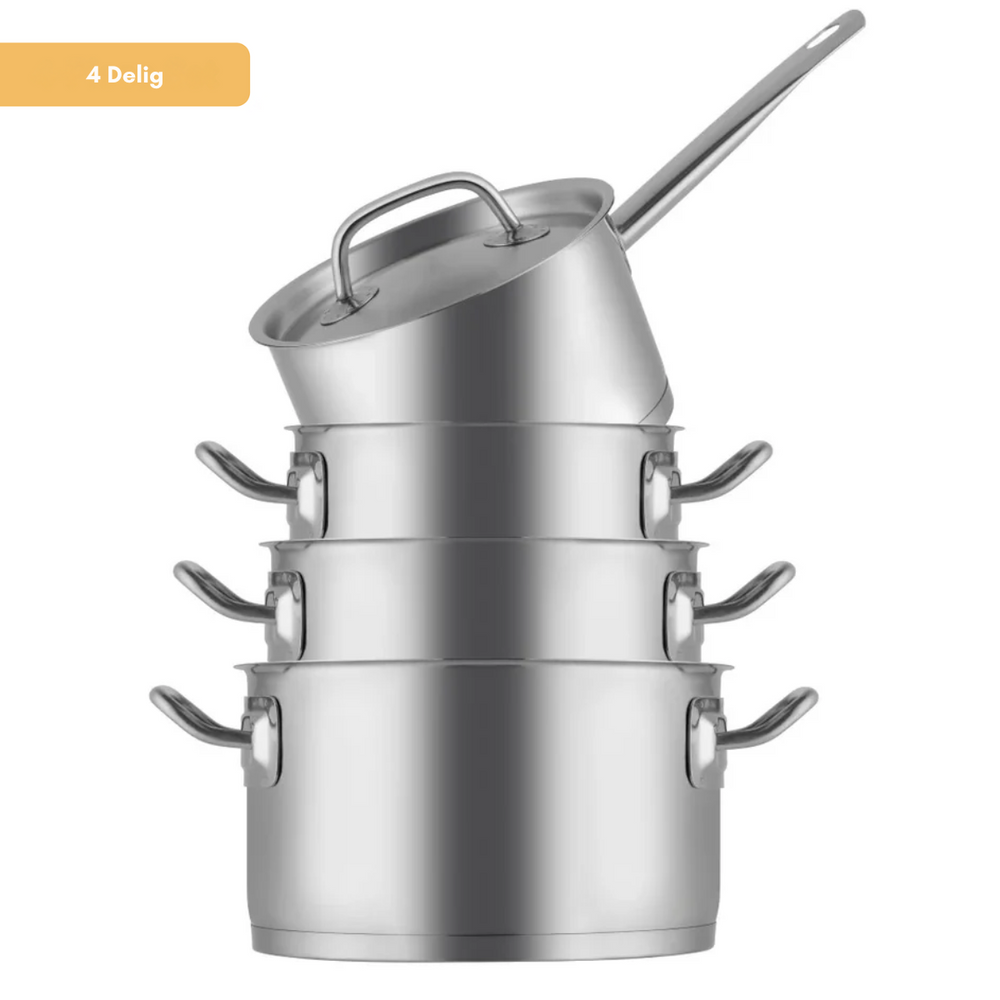 Sola Pfannenset Profiline Deluxe Silber 4-teilig