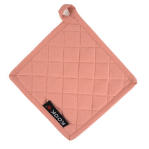 KOOK Topflappen Gewaschen Rosa 21 x 21 cm