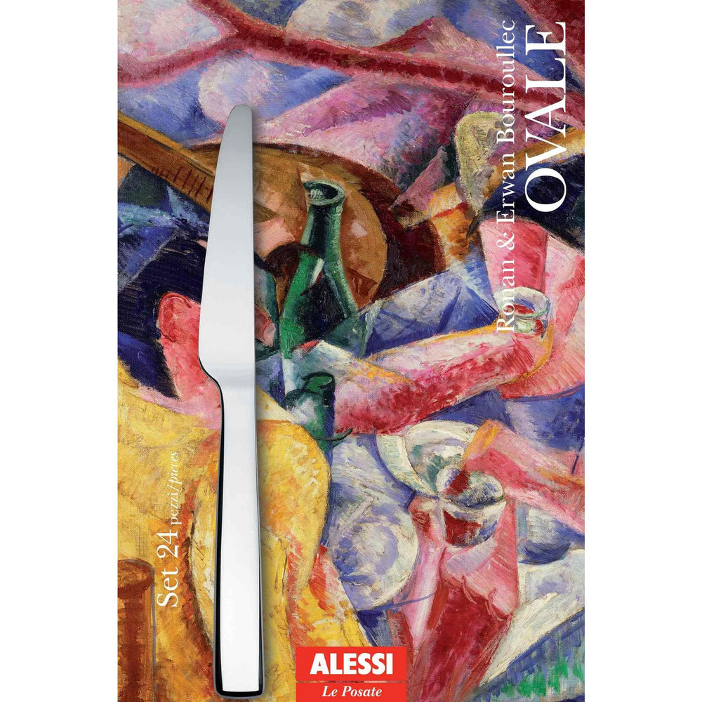 Alessi Besteckset Ovale - REB09S24 - 24-teilig - von Ronan & Erwan Bouroullec