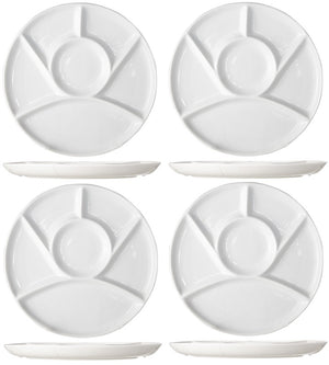 Cosy & Trendy Assiettes gourmandes 6 compartiments ø 23.5 cm - 4 pièces