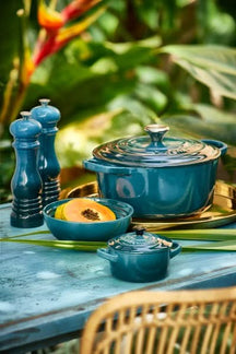 Le Creuset Mini Pfeffer- und Salzset Deep Teal 12 cm