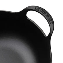 Le Creuset Wokpfanne / Balti-Gericht - Mattschwarz - ø 24 cm / 2.7 Liter - Emaillierte Antihaftbeschichtung