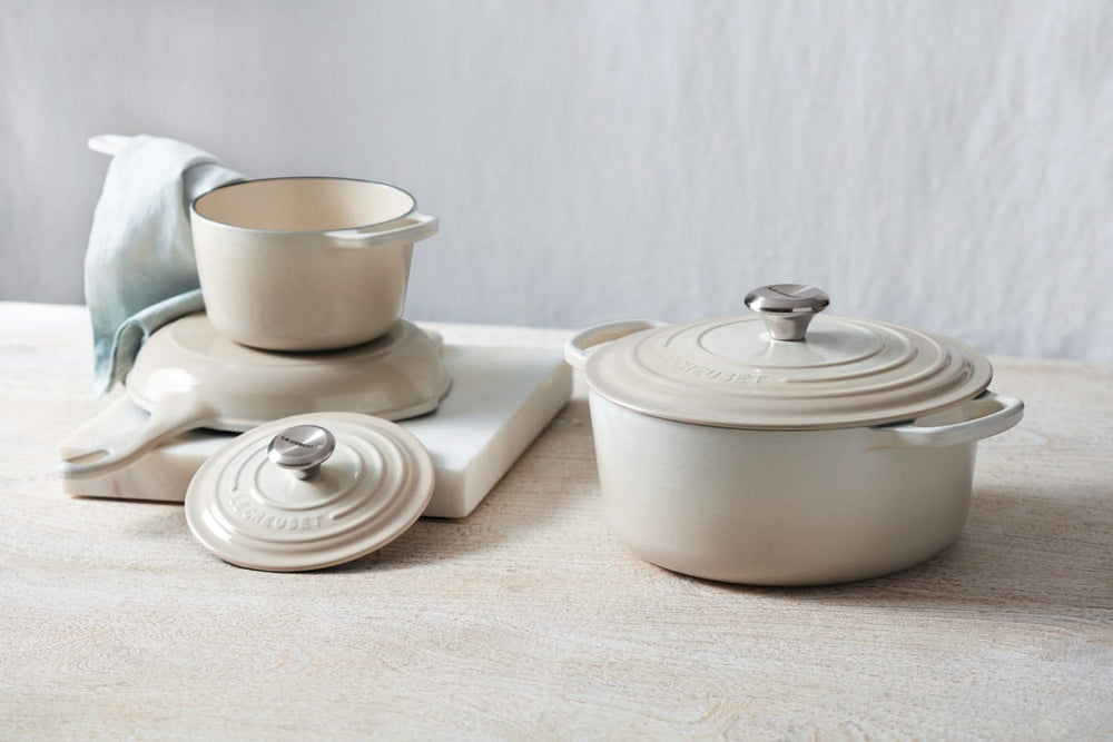 Le Creuset Pfanne Signature Meringue - ø 26 cm - Emaillierte Antihaftbeschichtung