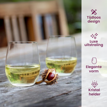 Riedel Weiße Weingläser O Wine - Viognier / Chardonnay - 4 Stücke