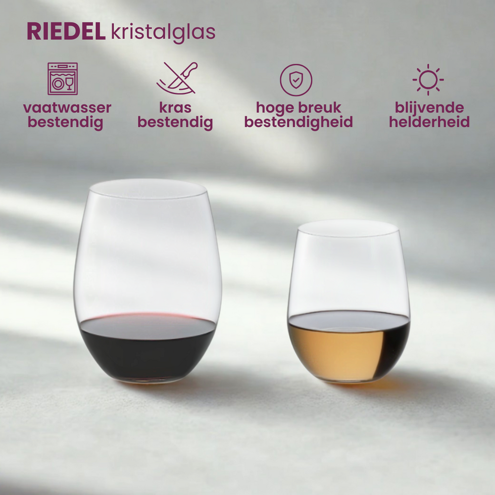 Riedel Weiße Weingläser O Wine - Viognier / Chardonnay - 4 Stücke