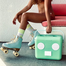 Sunnylife Kühlbox - mit Bluetooth-Lautsprechern - 15 Liter - mint