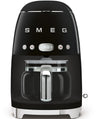 SMEG Filterkaffeemaschine – 1050 W – Schwarz – 1,4 Liter – DCF02BLEU