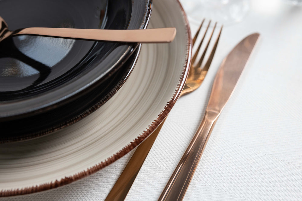 Cookinglife Tiefe Teller / Pastateller Delice Grau ø 21 cm - 6 Stück