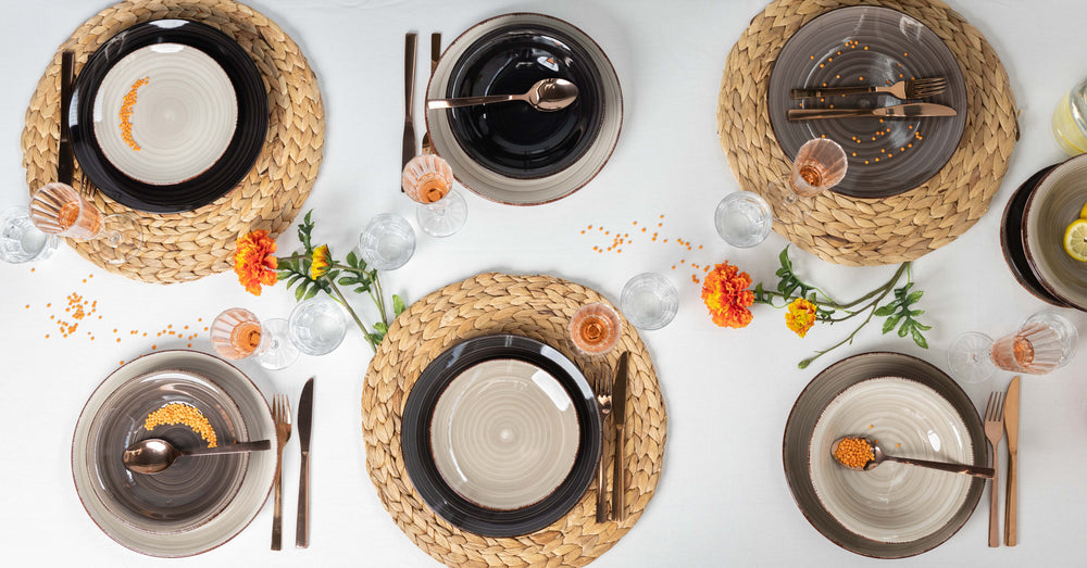 Cookinglife Frühstücksteller / Dessertteller Delice Grau ø 19 cm - 6 Stück