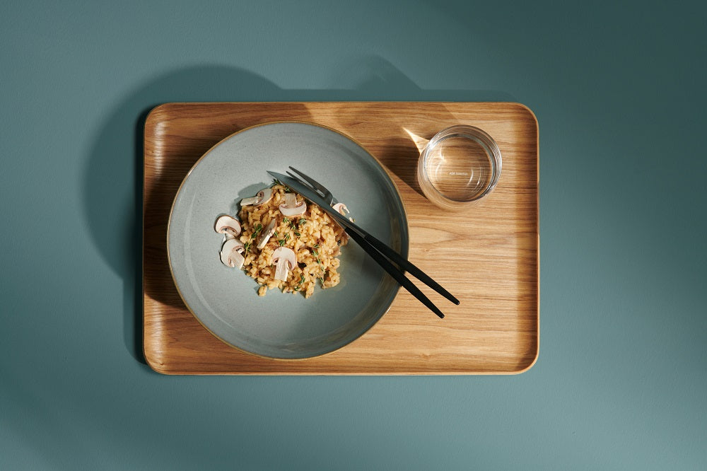 ASA Selection Geschirrset Saisons - Eucalyptus - 18-teilig / 6 Personen - 6 Speiseteller, 6 Schalen und 6 Frühstücksteller