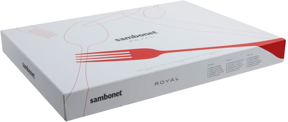 Sambonet Besteckset Royal Schwarz 36-teilig