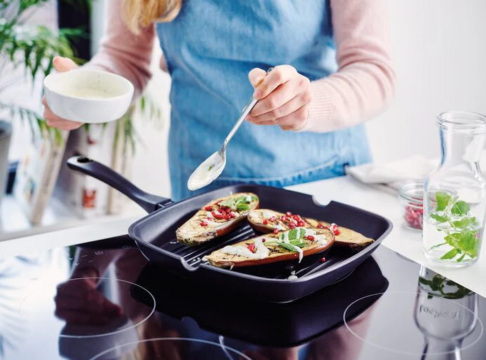 Beka Grillpfanne Energy R mit keramischer Antihaftbeschichtung 28 x 28 cm - geeignet für alle Wärmequellen