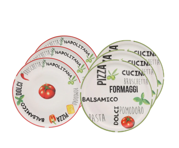 Cookinglife Pizzateller Italia ø 30 cm - 6 Stück