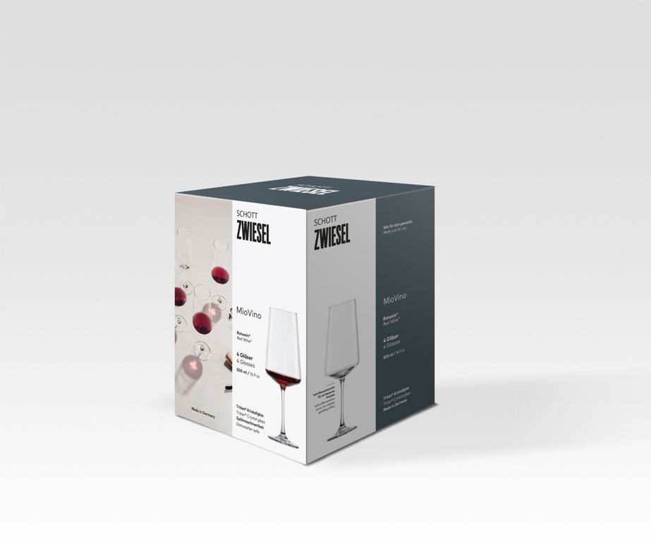 Schott Zwiesel Rote Weingläser MioVino - 500 ml - 4 Stück