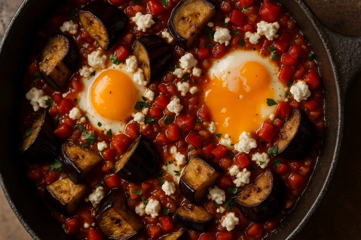 Marokkanisches vegetarisches Hauptgericht