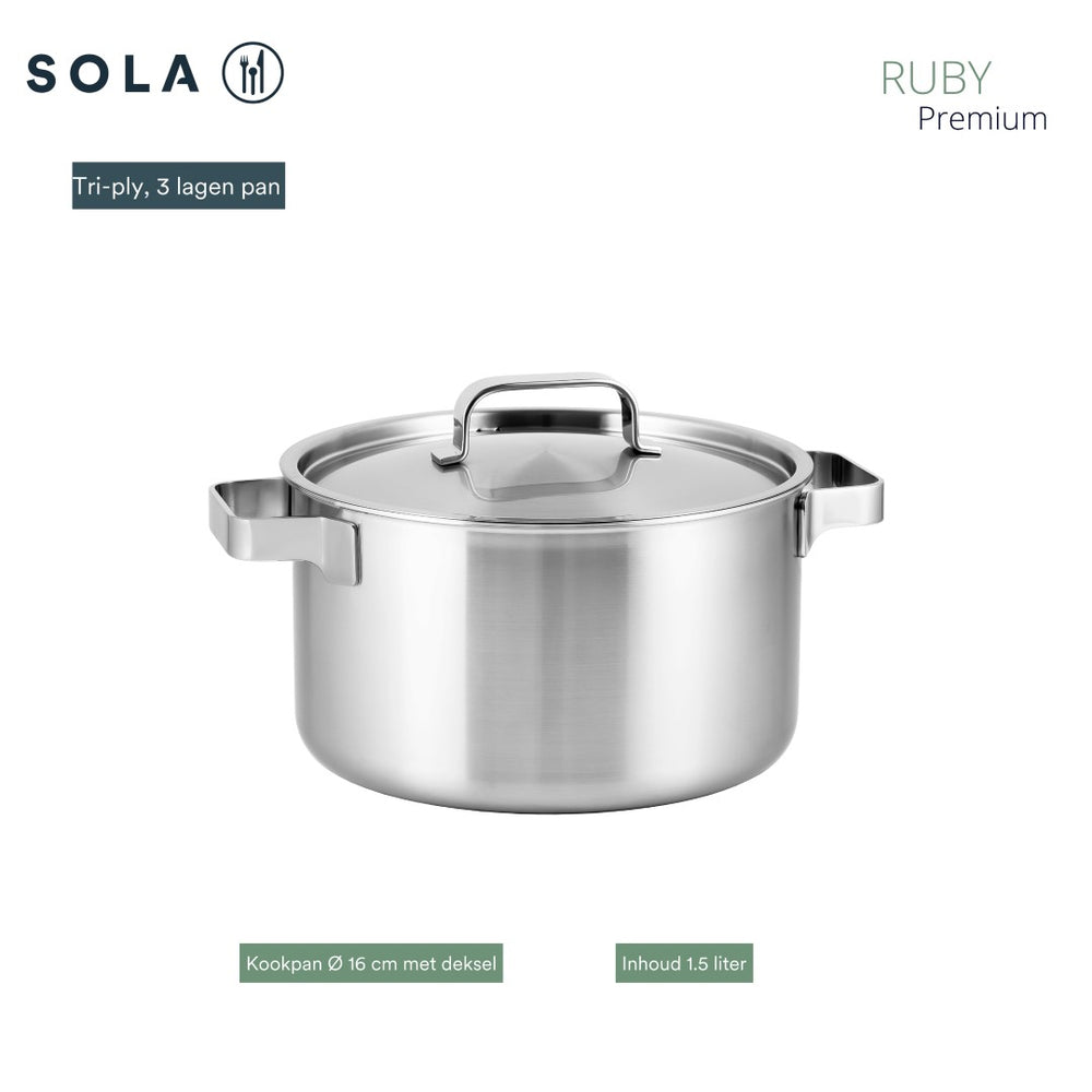 Sola Kochgeschirr-Set Ruby 4-teilig