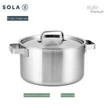 Sola Kochgeschirr-Set Ruby 4-teilig