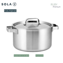 Sola Kochgeschirr-Set Ruby 4-teilig