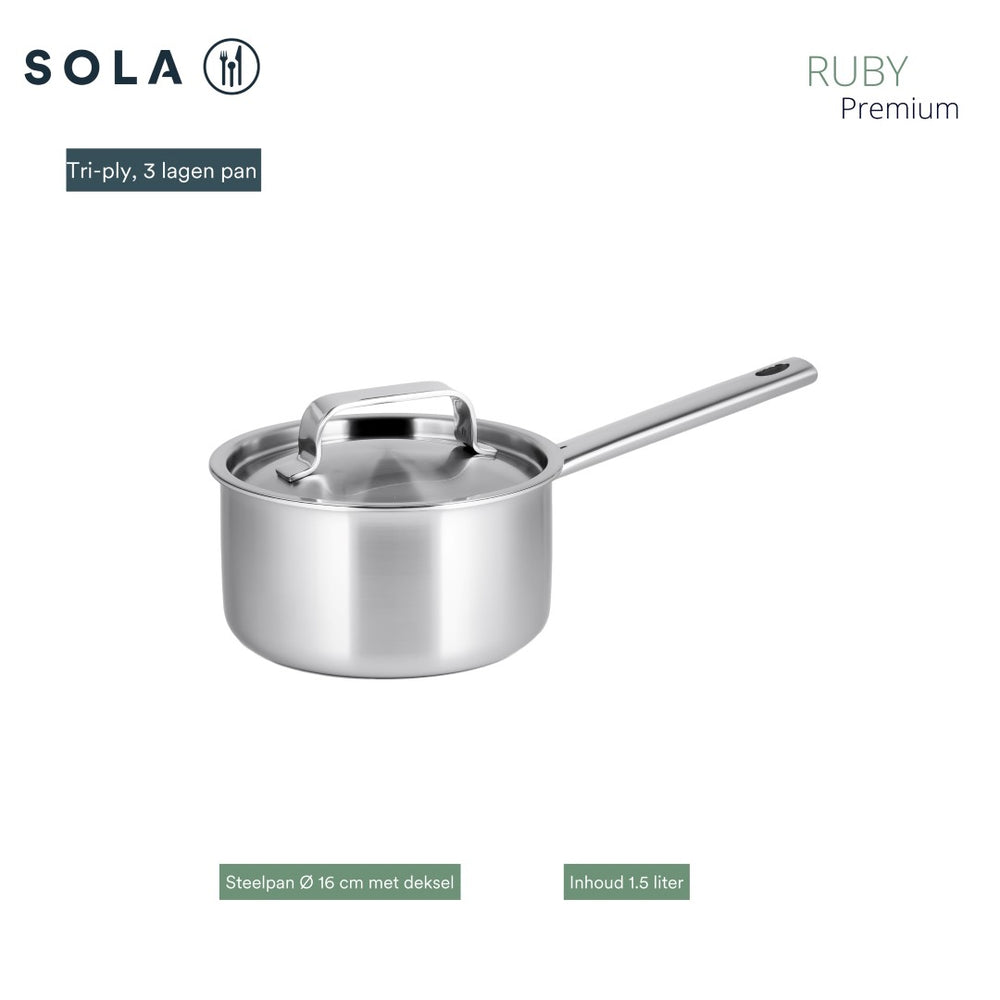 Sola Kochgeschirr-Set Ruby 4-teilig