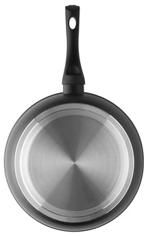 Sola Kochgeschirr Set Stonehenge 2-Delig - Bratpfanne ø 28 cm und Sautépfanne mit Deckel ø 28 cm - keramische Antihaftbeschichtung