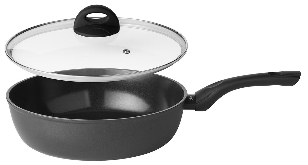 Sola Kochgeschirr Set Stonehenge 2-Delig - Bratpfanne ø 28 cm und Sautépfanne mit Deckel ø 28 cm - keramische Antihaftbeschichtung