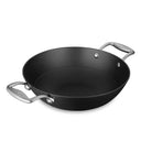 Stahl Cookware Wokpfanne Gusseisen Leicht – 24 cm – Auch für Induktion geeignet