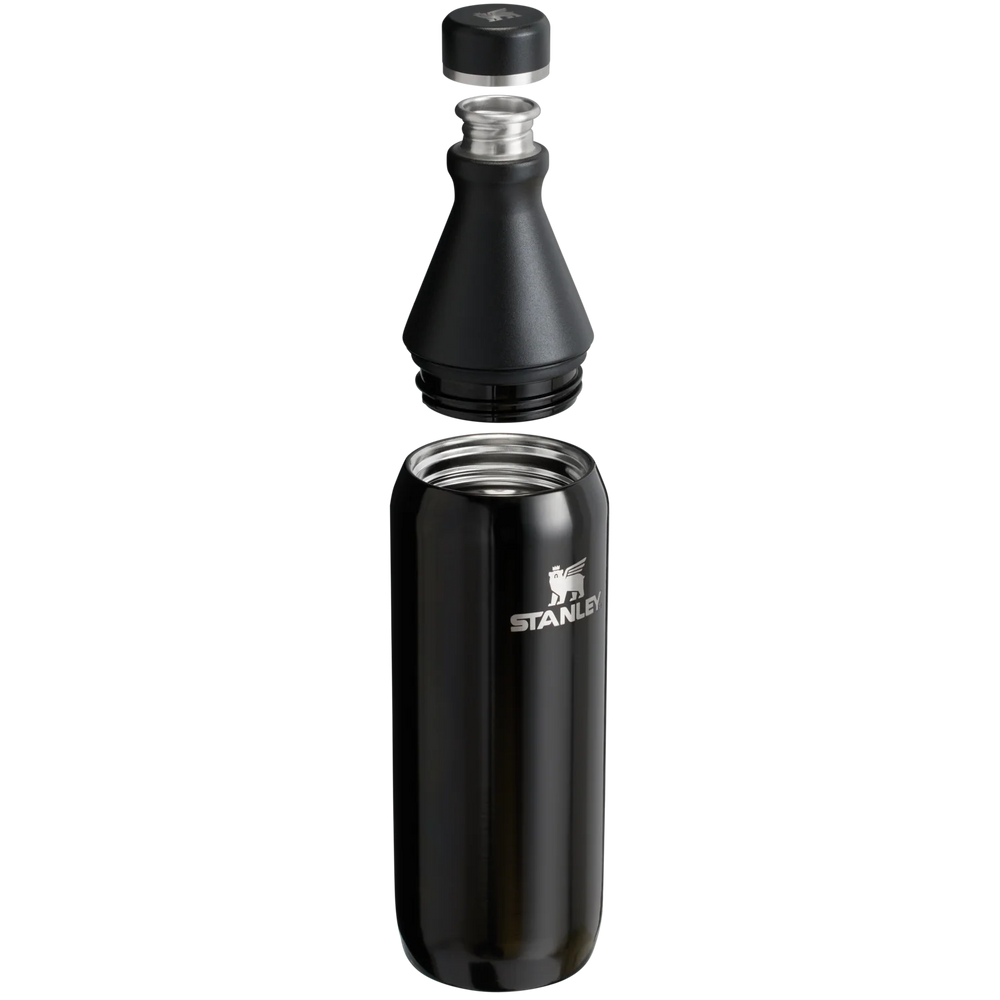 Stanley Thermosflasche The All Day Slim Bottle - Black - 600 ml