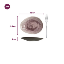 Cosy & Trendy Gebäckteller Streetfood 15 x 11.5 cm - 10 Stück