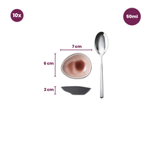Cosy & Trendy Dipschalen Streetfood 7 x 6 cm - 10 Stück