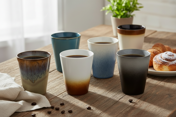 Studio Tavola Kaffeegeschirr - Kaffeetassen & Kaffeebecher - Storm - 12 Stück